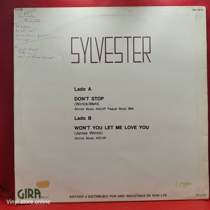 Sylvester ‎– Don't Stop / Won't You Let Me Love You