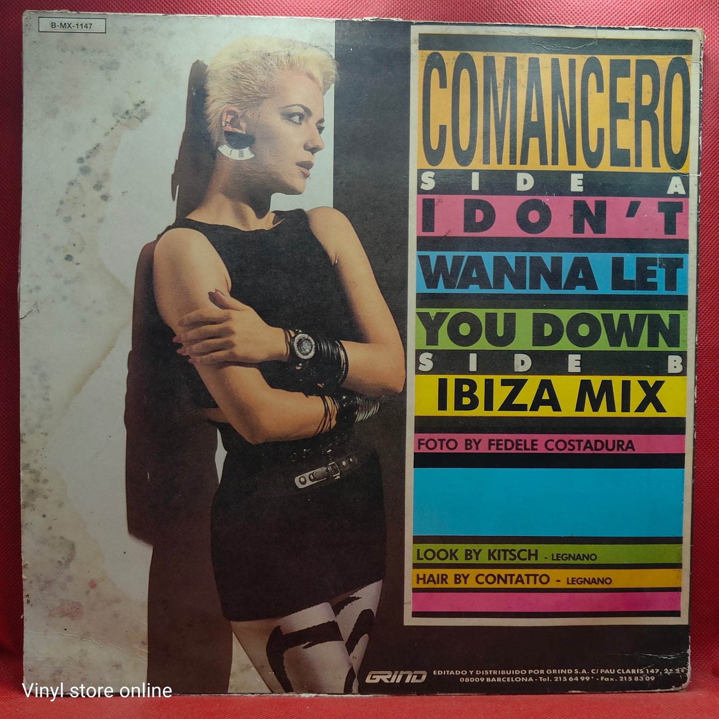 Comancero ‎– I Don't Wanna Let You Down