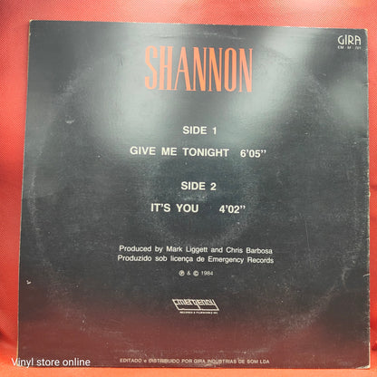 Shannon – Give Me Tonight 