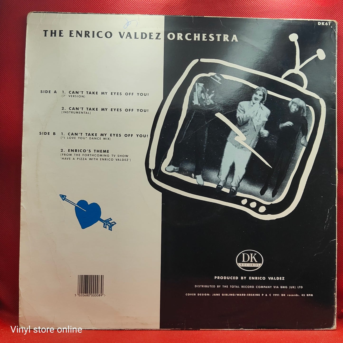 Das Enrico Valdez Orchestra ‎– Can't Take My Eyes Off You! 