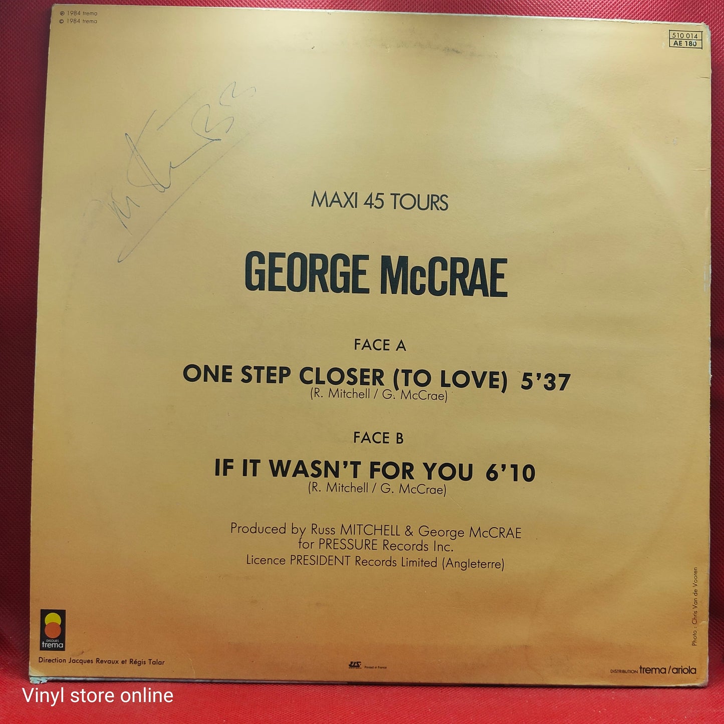 George McCrae ‎– One Step Closer (To Love)