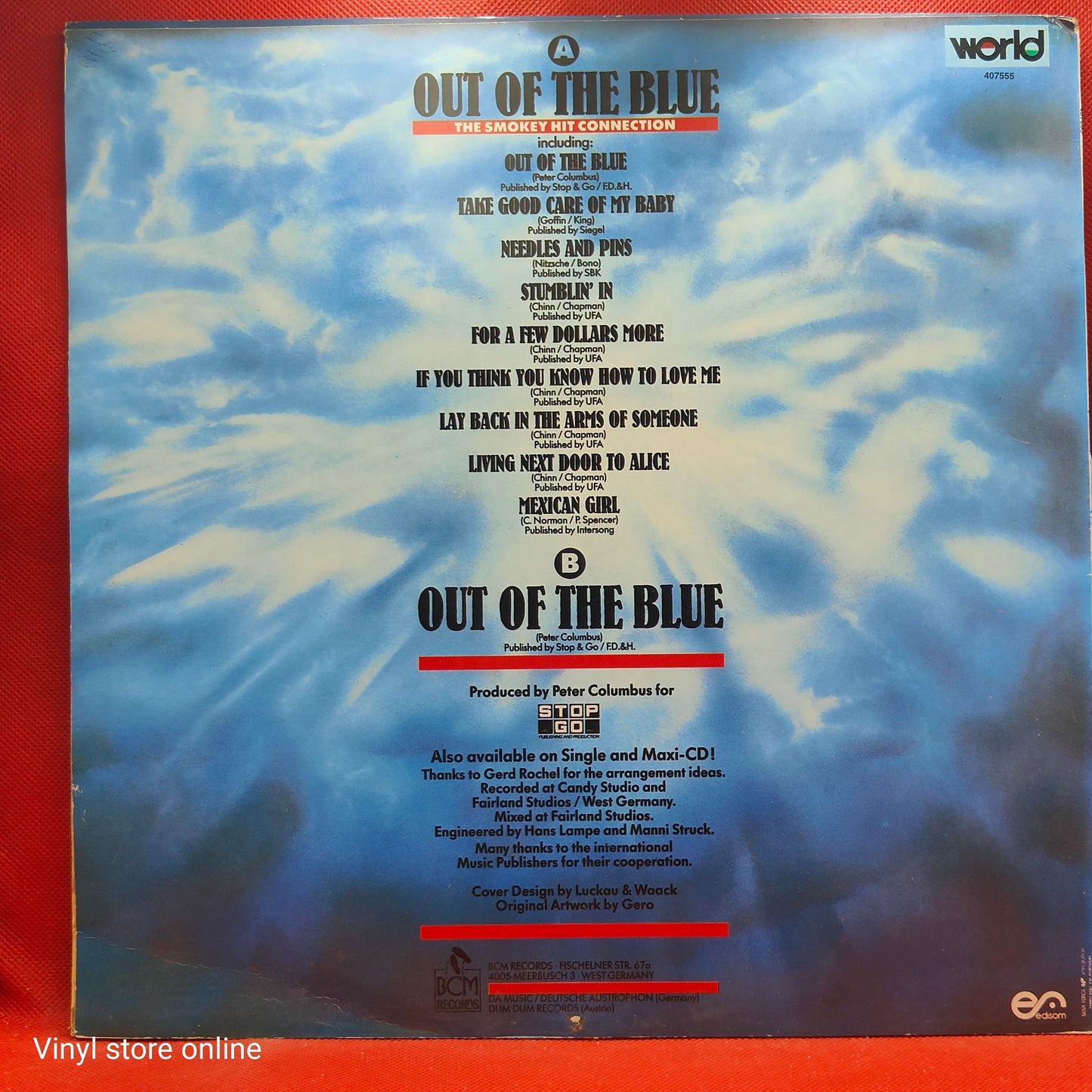 Cue  ‎– Out Of The Blue (The Smokey Hit Connection)