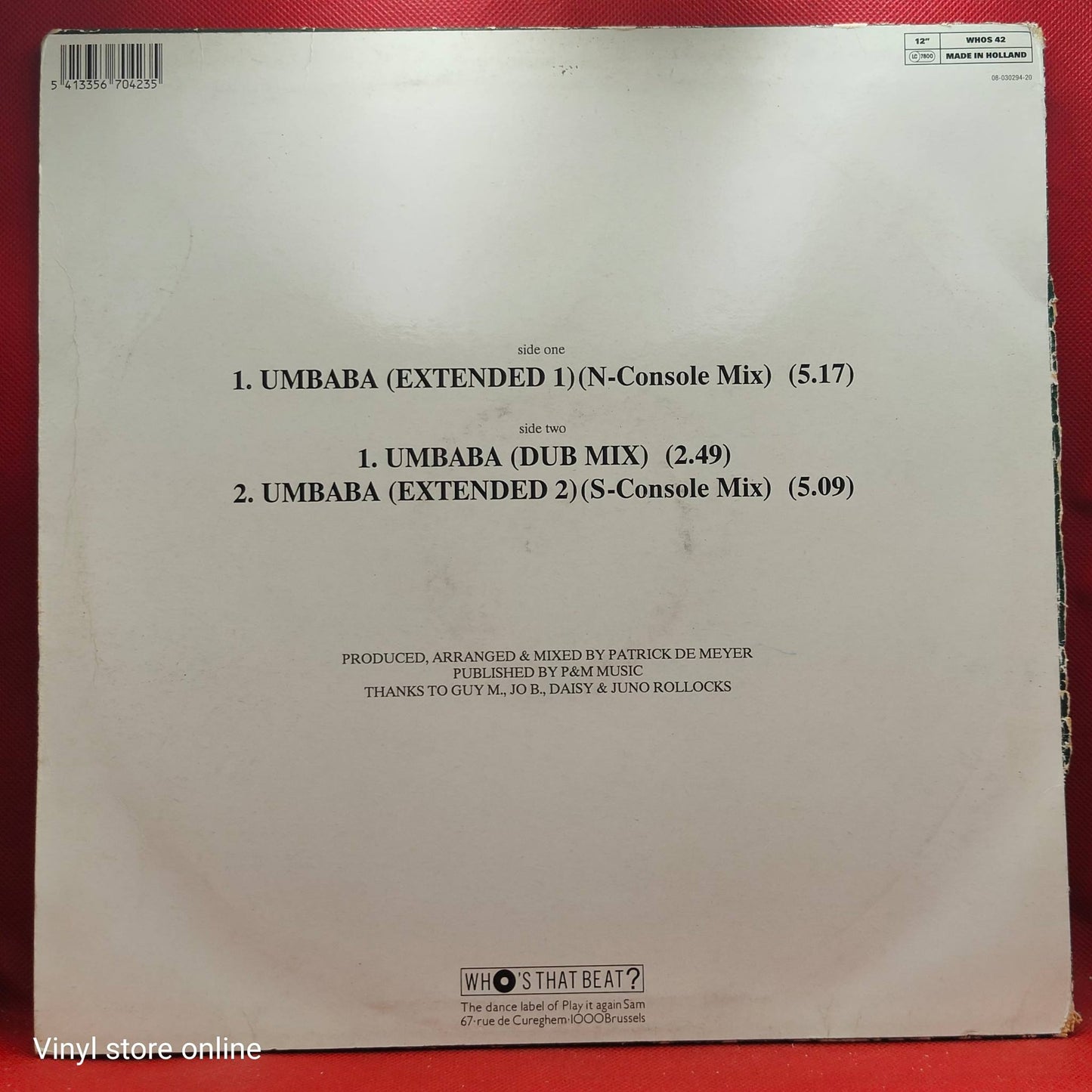 Tragic Error ‎– Umbaba