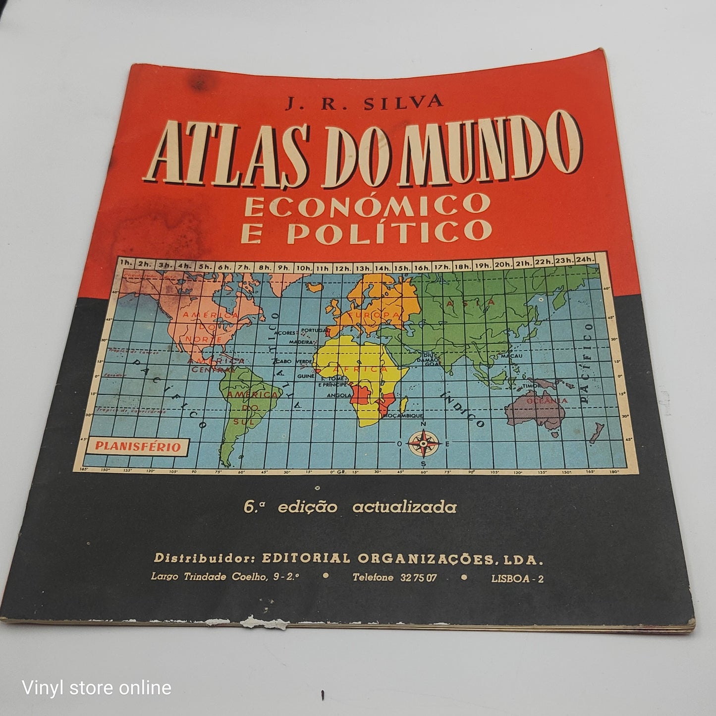 Livro Atlas Do Mundo, Económico E Político de Silva (J R) ( Português )