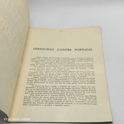 Angola & Guerra colonial - GENOCÍDIO CONTRA PORTUGAL - Lisboa 1961 - MUITO RARO