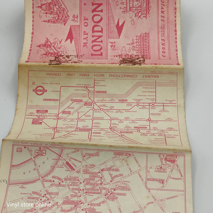 Map Of London 1954