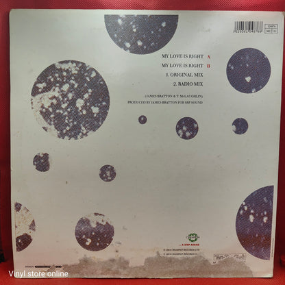 Champagne Featuring Shana Douglas ‎– My Love Is Right