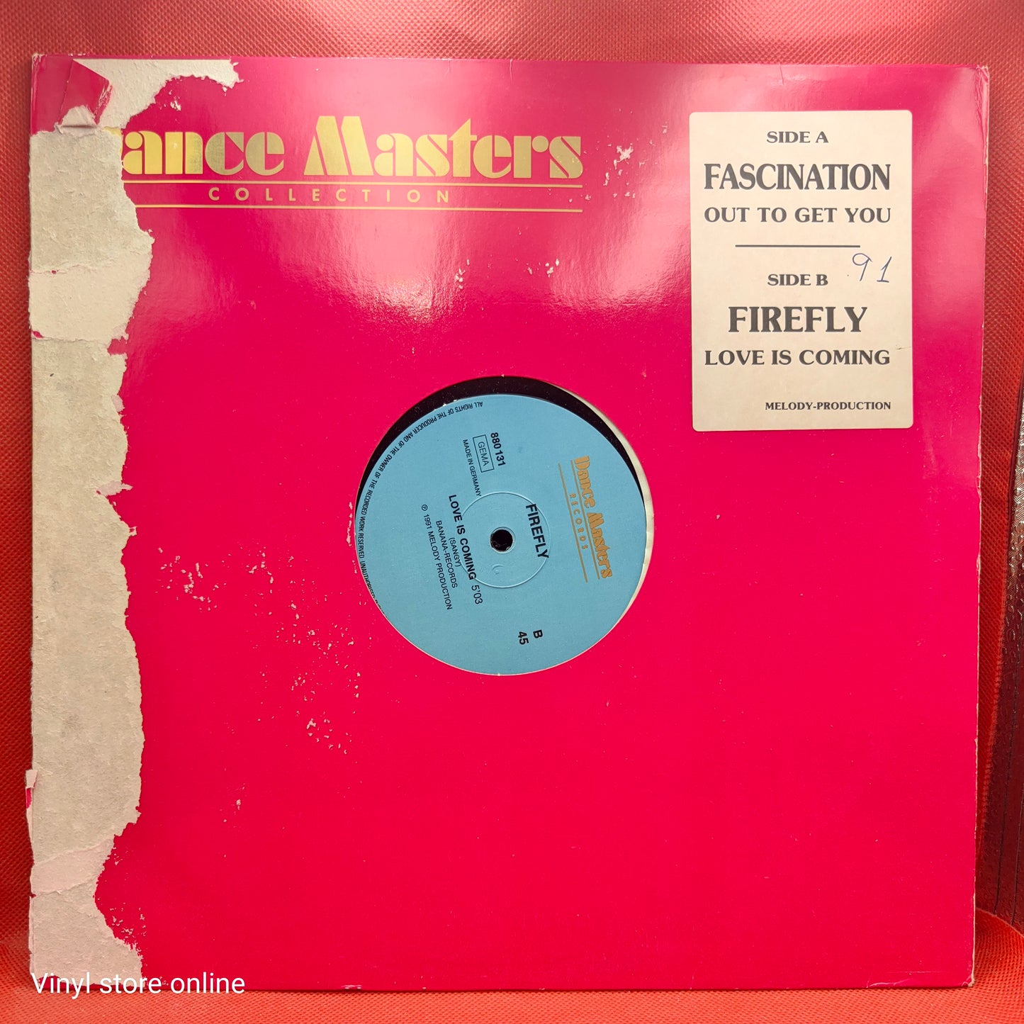 Fascination / Firefly  ‎– Out To Get You / Love Is Coming