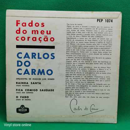 Carlos Do Carmo ‎– Fados Do Meu Coração