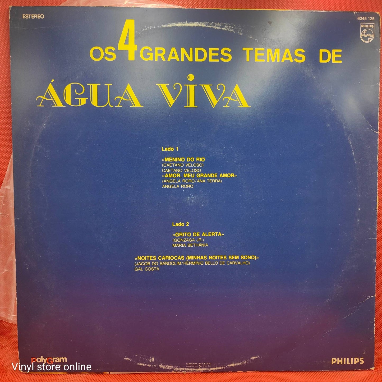 Various ‎– Os Quatro Grandes Temas De Água Viva