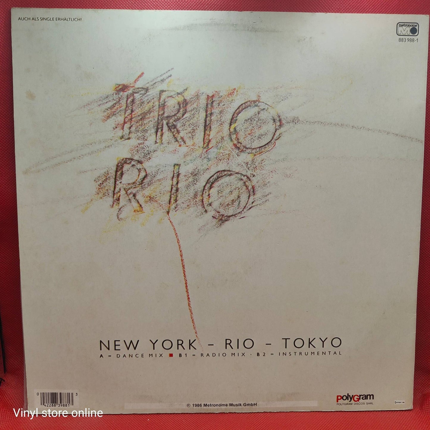 Trio Rio ‎– New York - Rio - Tokyo