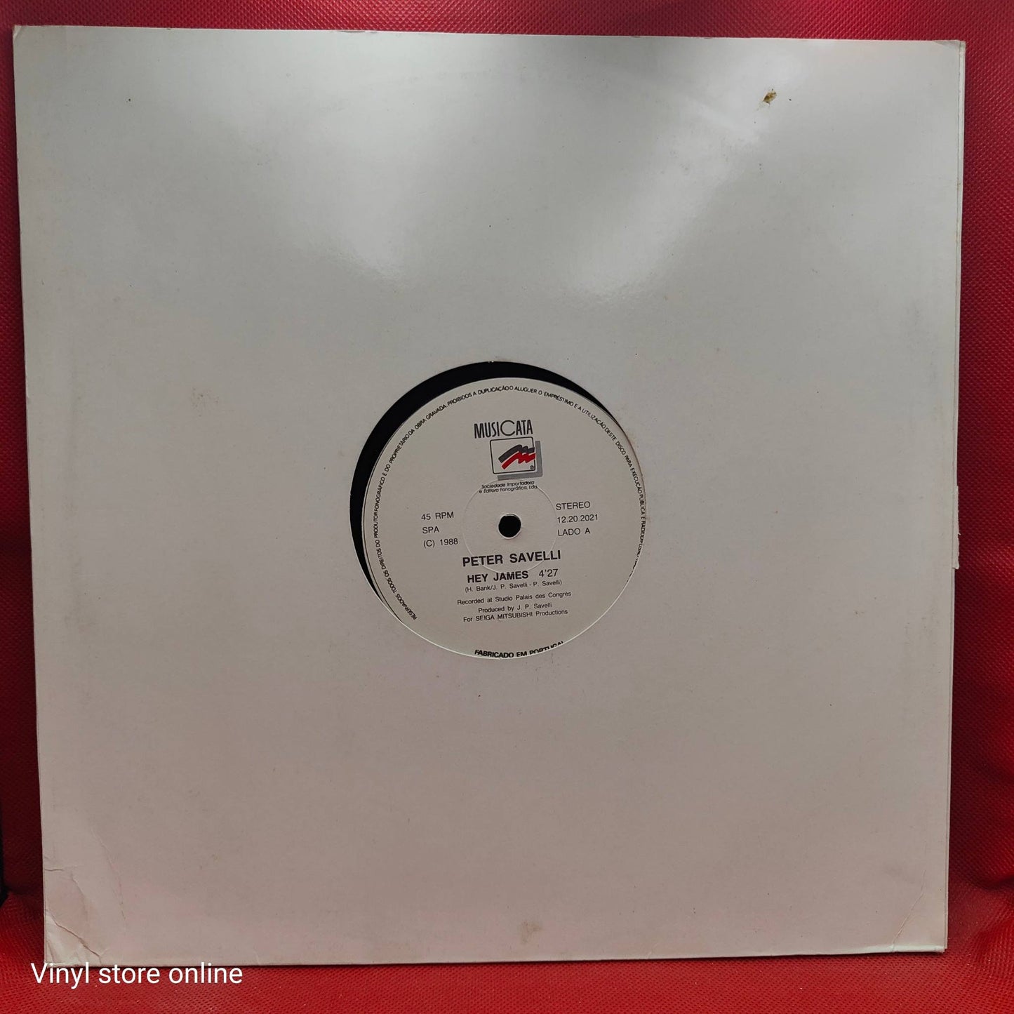 Peter Savelli ‎– Hey James ! / More Than Just A Lady