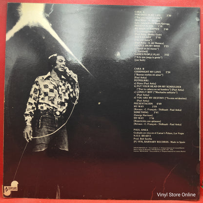 Paul Anka ‎– Paul Anka Live