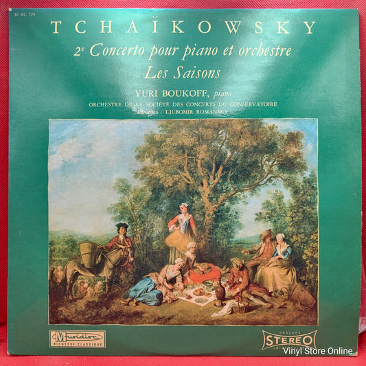 Tchaïkowsky / Yuri Boukoff, Ljubomir Romansky ‎– 2e Concerto Pour Piano Et Orchestre / Les Saisons