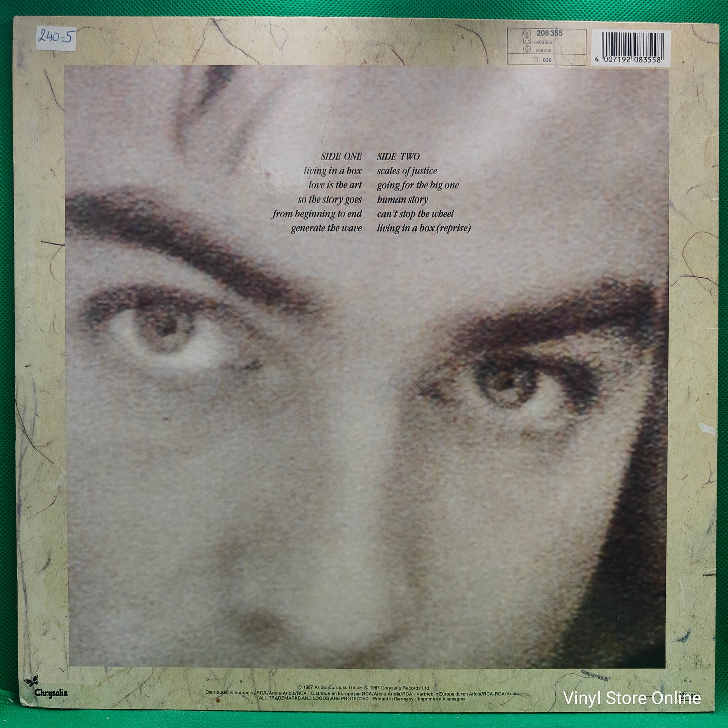 Living In A Box ‎– Living In A Box