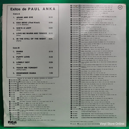 Paul Anka ‎– Exitos De Paul Anka