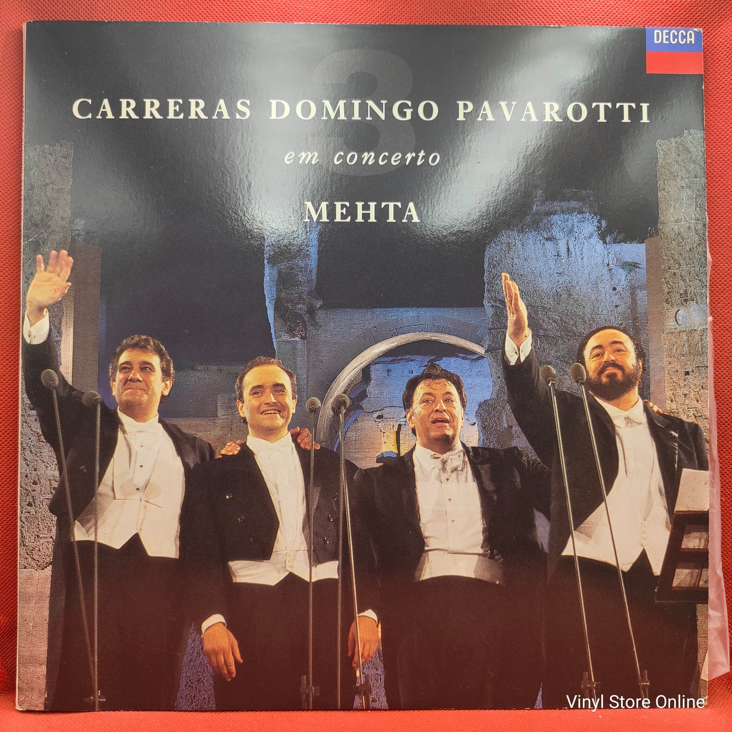 Carreras, Domingo, Pavarotti, Mehta ‎– Em Concerto