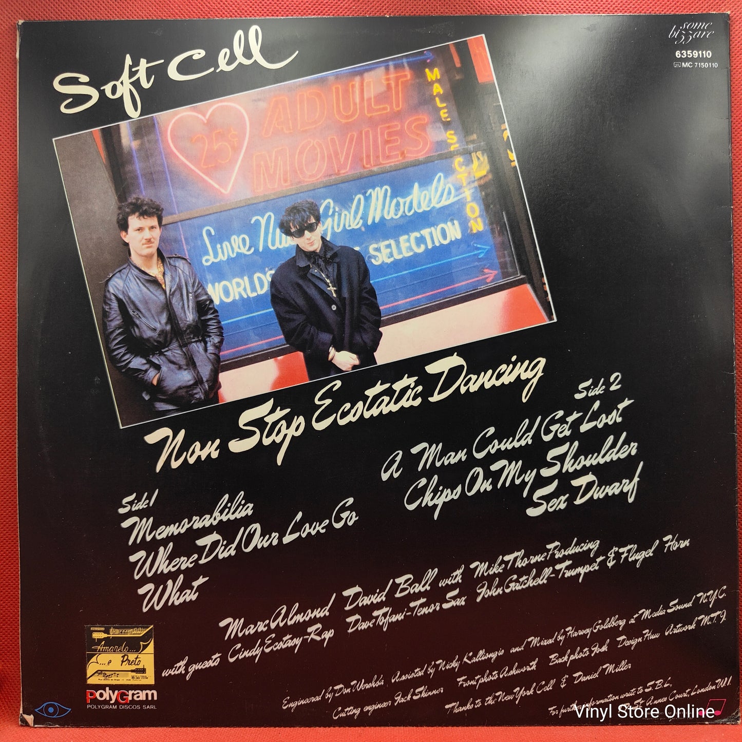 Soft Cell ‎– Non Stop Ecstatic Dancing