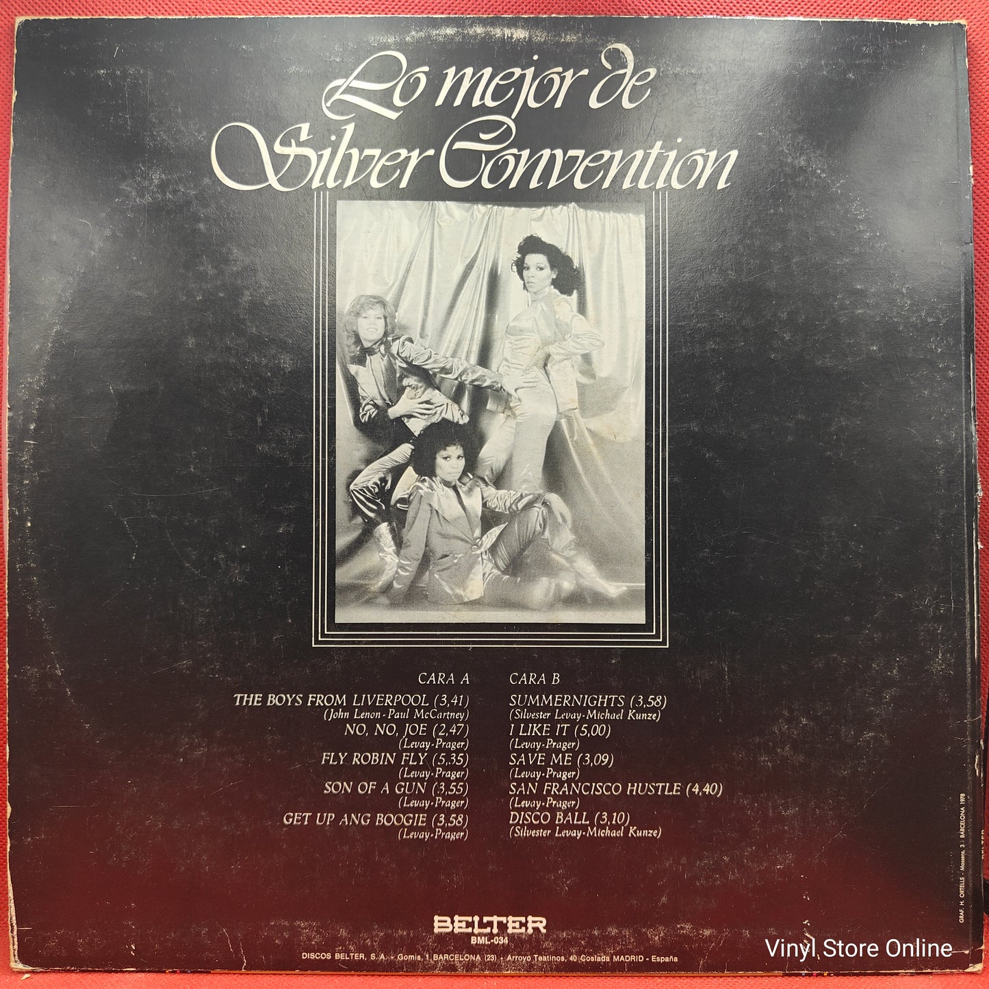Silver Convention ‎– Lo Mejor De Silver Convention