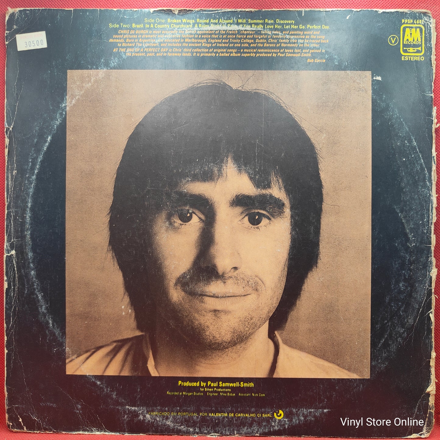 Chris de Burgh ‎– At The End Of A Perfect Day