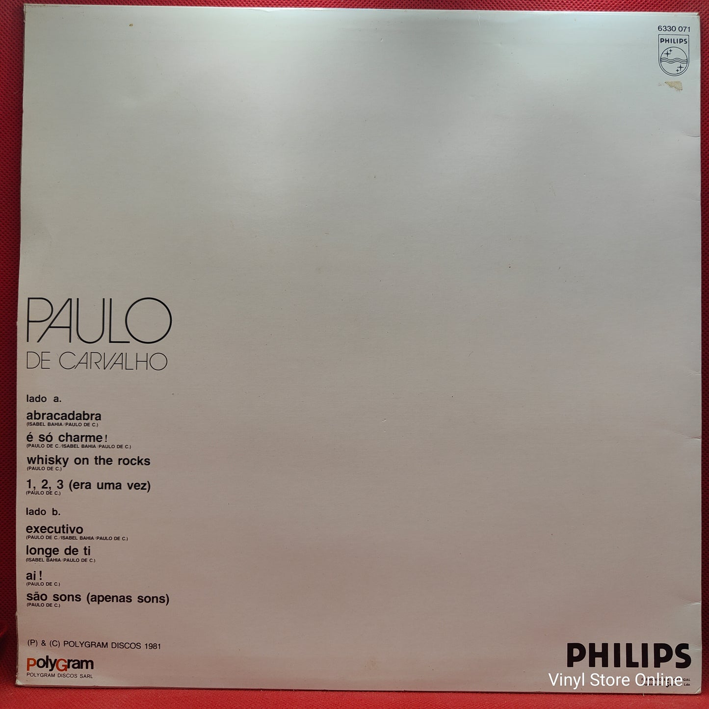 Paulo De Carvalho ‎– Abracadabra