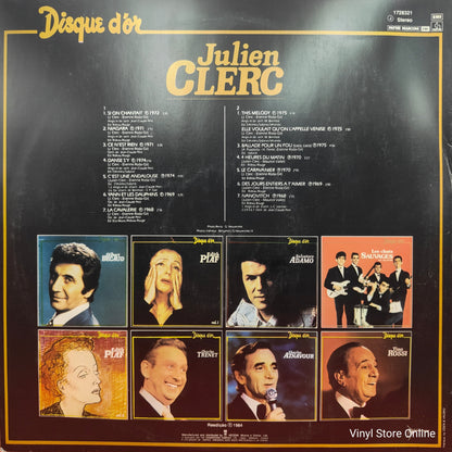 Julien Clerc ‎– Disque D'or