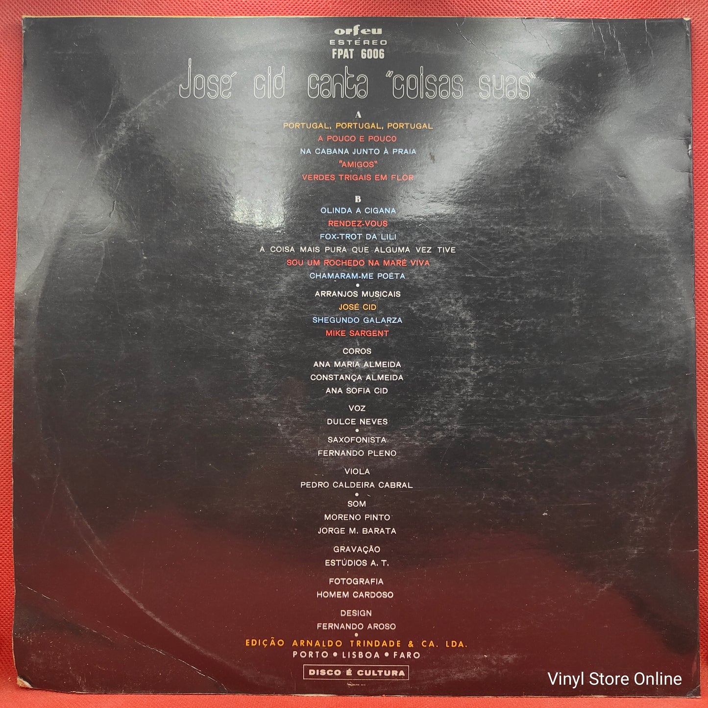 José Cid ‎– José Cid Canta Coisas Suas