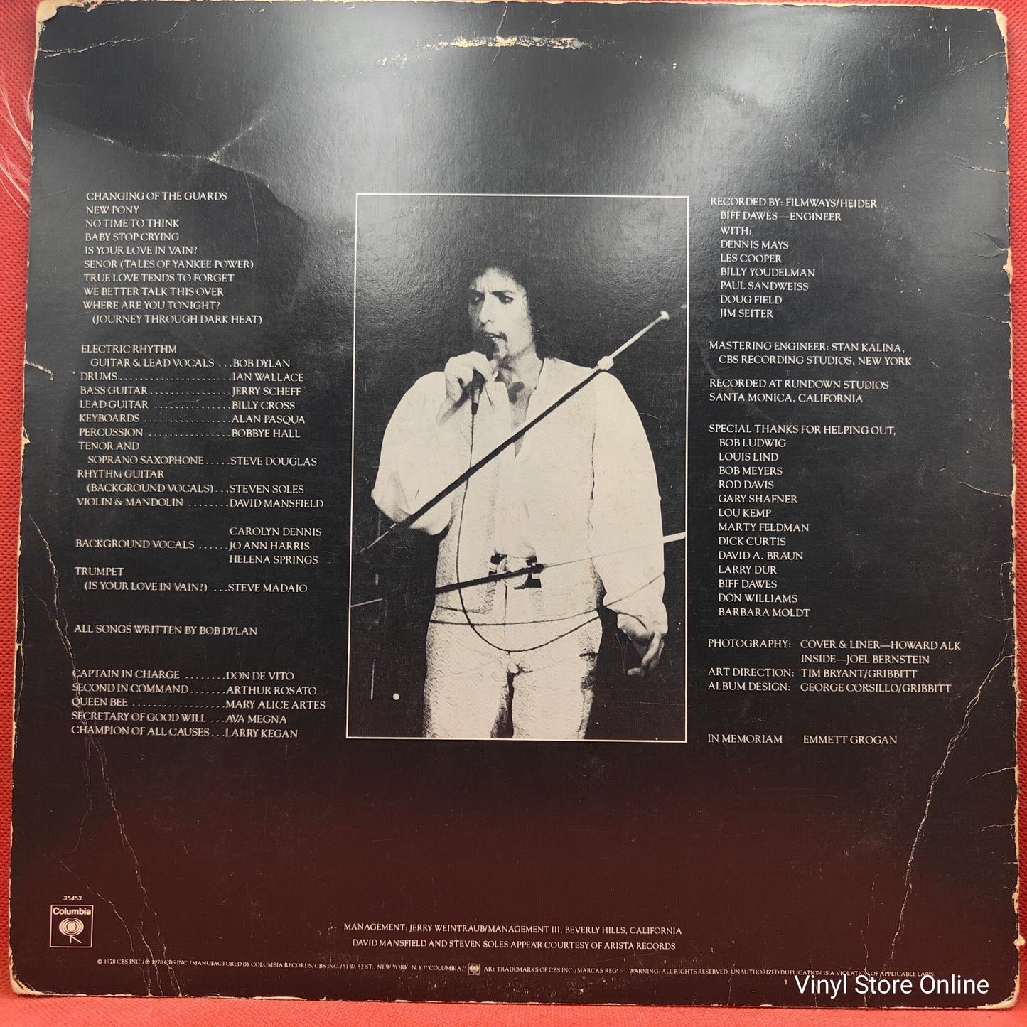 Bob Dylan ‎– Street-Legal