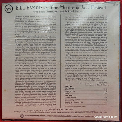 Bill Evans ‎– At The Montreux Jazz Festival