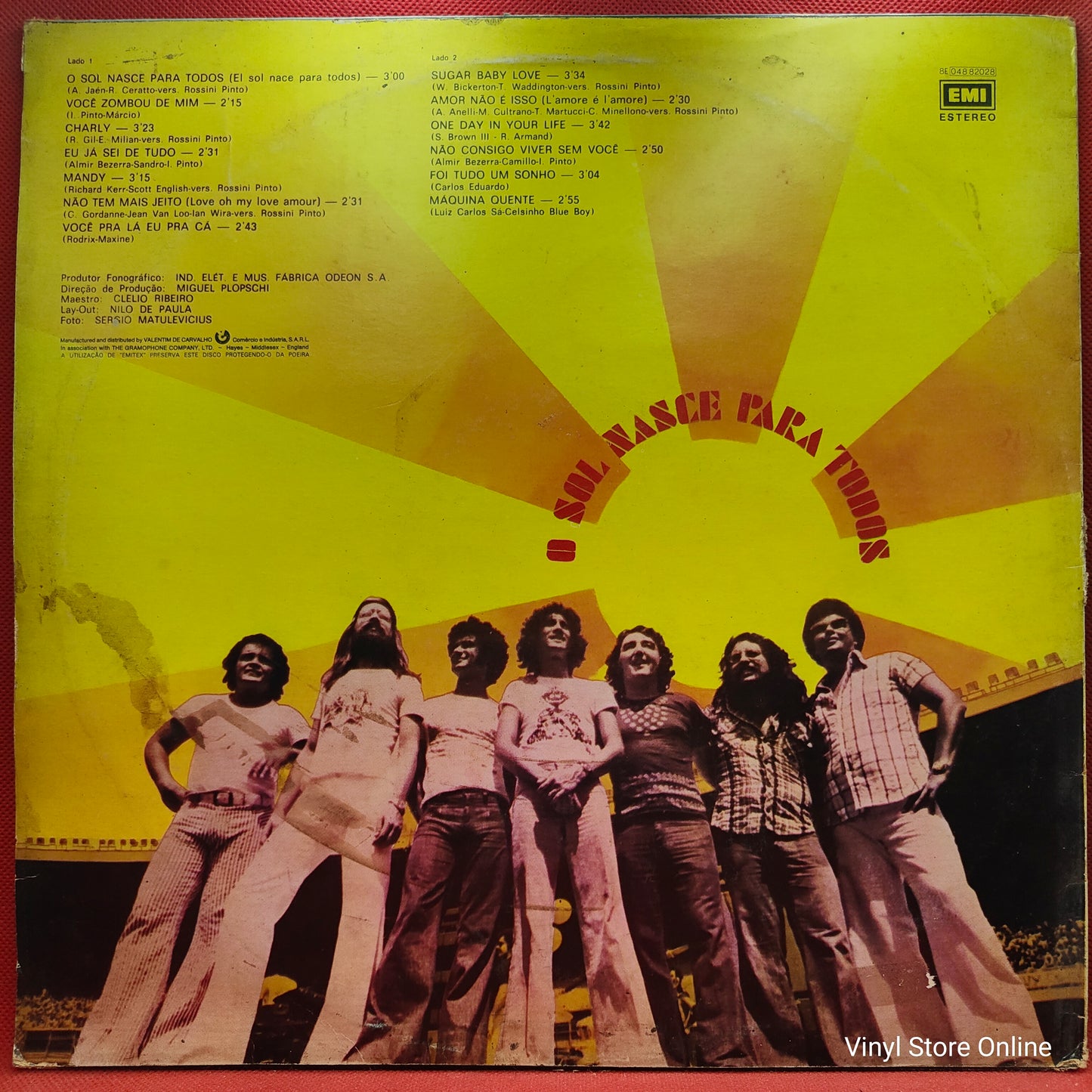 The Fevers ‎– O Sol Nasce Para Todos