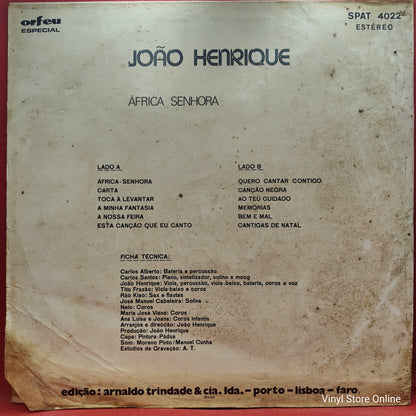 João Henrique ‎– África Senhora