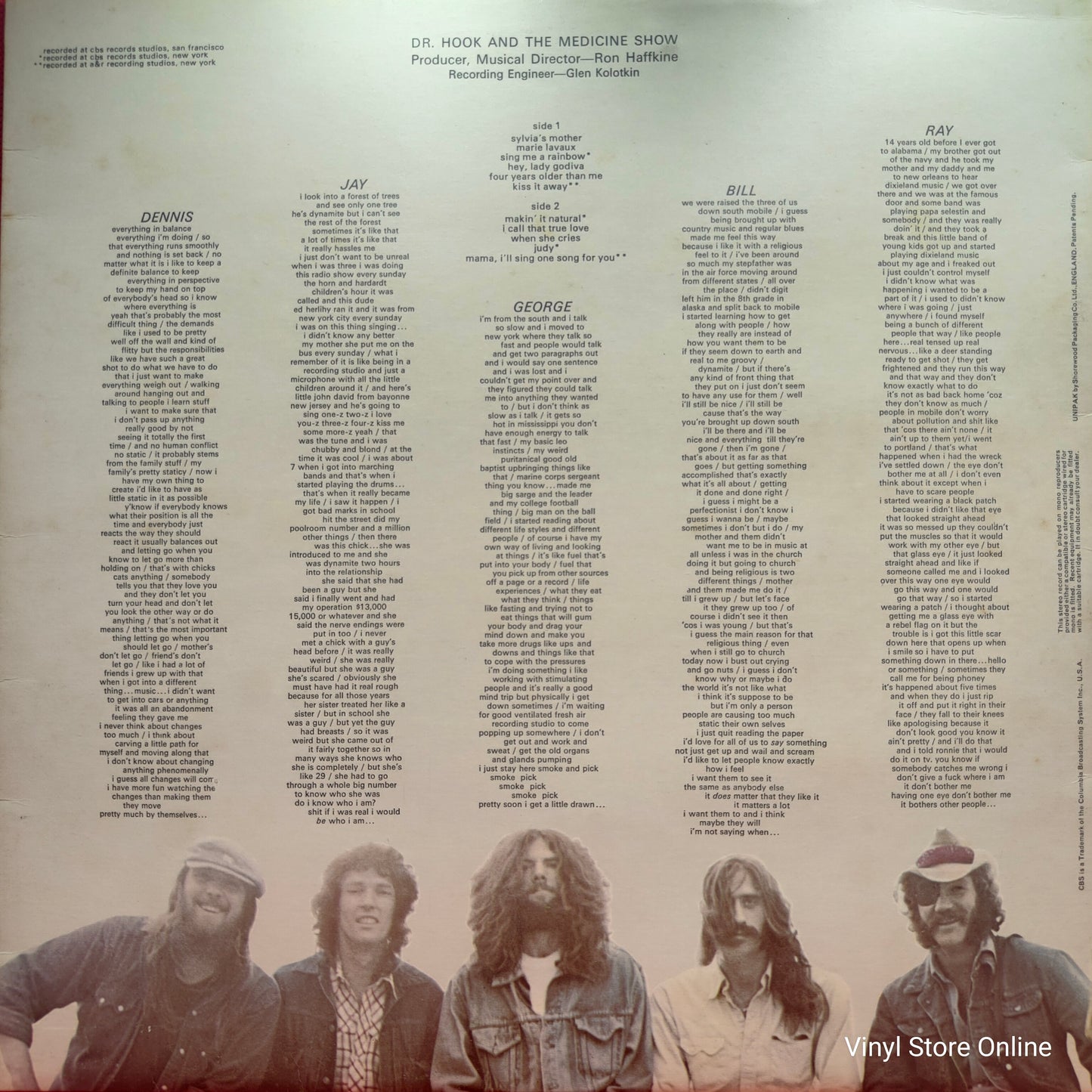 Doctor Hook And The Medicine Show ‎– Doctor Hook