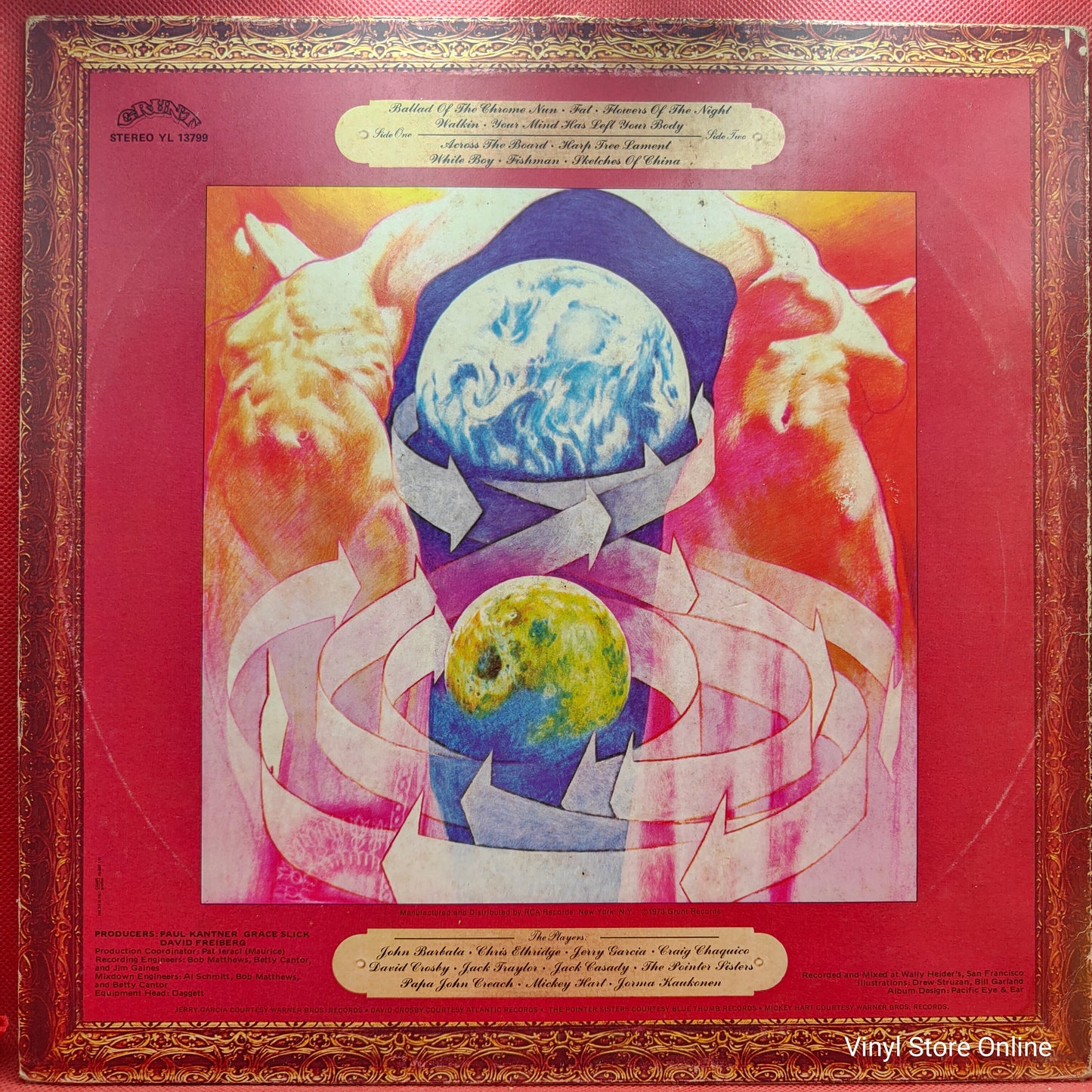 Paul Kantner, Grace Slick & David Freiberg ‎– Baron Von Tollbooth & The Chrome Nun