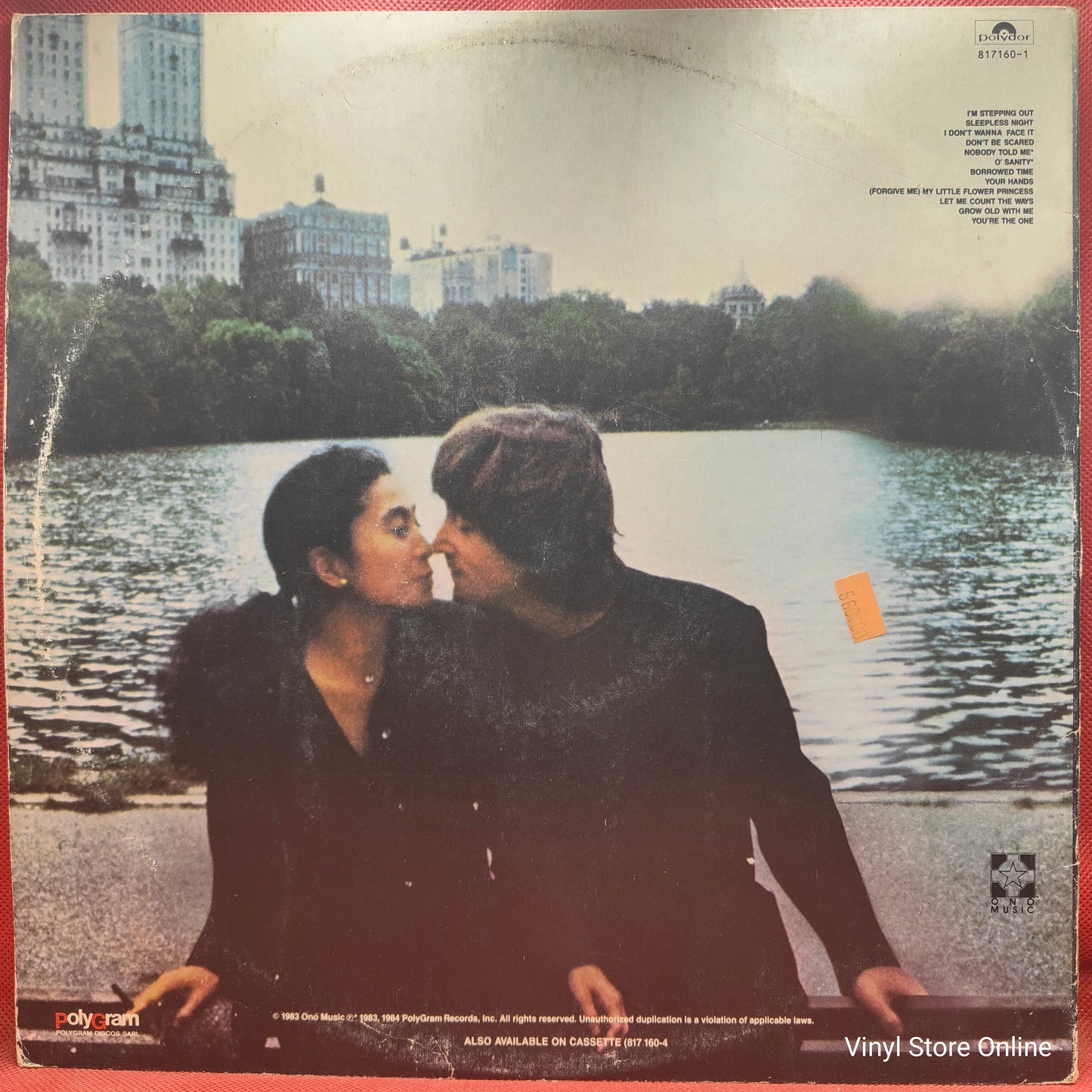 John Lennon & Yoko Ono ‎– Milk And Honey