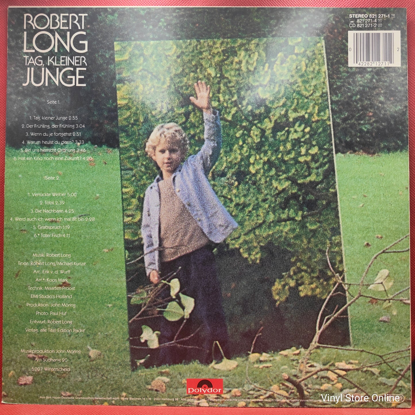 Robert Long ‎– Tag, Kleiner Junge