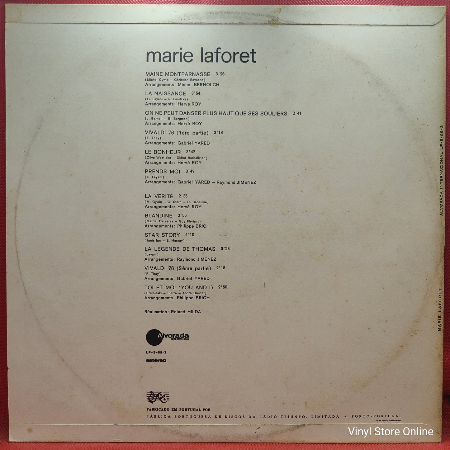 Marie Laforêt ‎– Marie Laforêt
