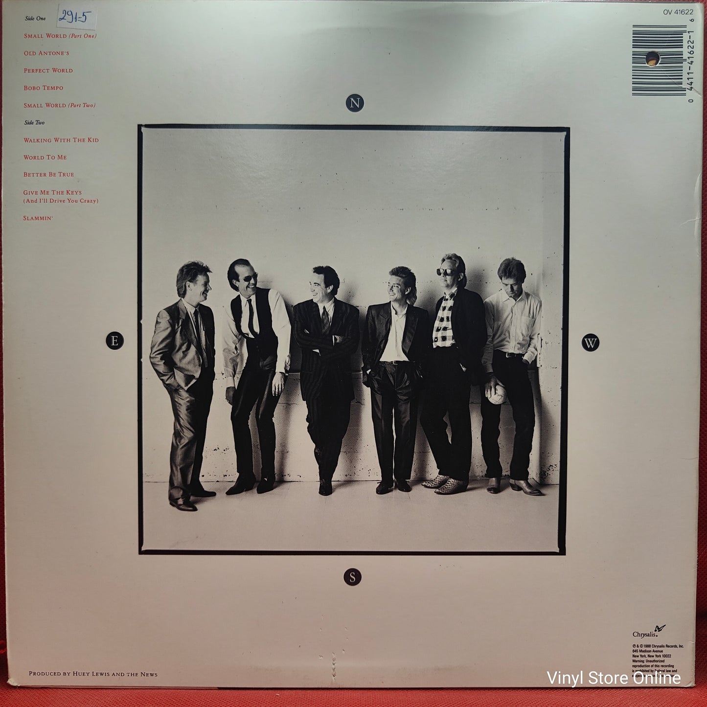 Huey Lewis & The News ‎– Small World