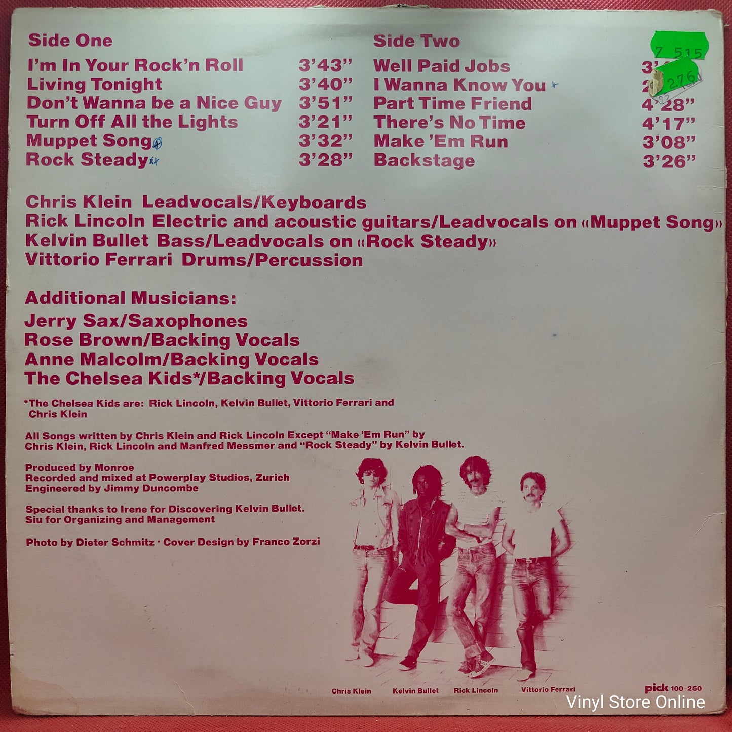 Monroe  ‎– Backstage