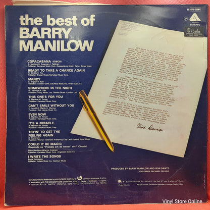 Barry Manilow ‎– The Best Of Barry Manilow