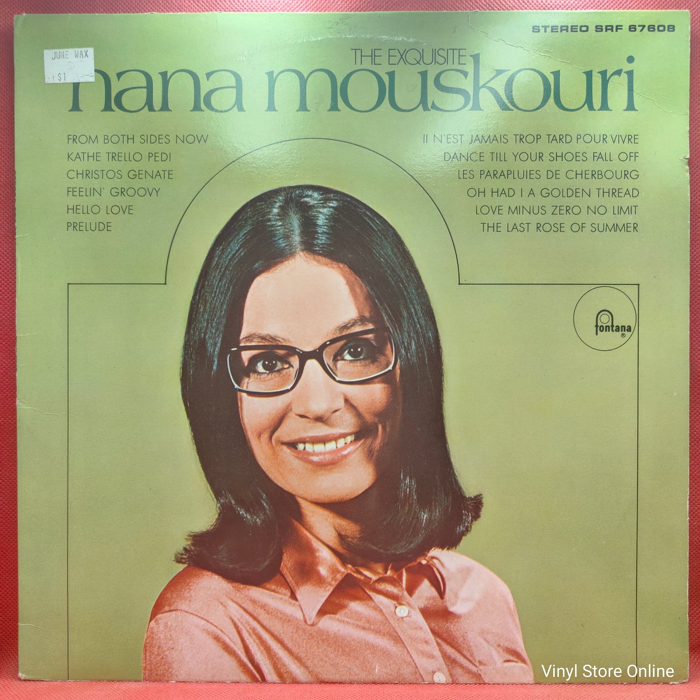 Nana Mouskouri ‎– The Exquisite Nana Mouskouri