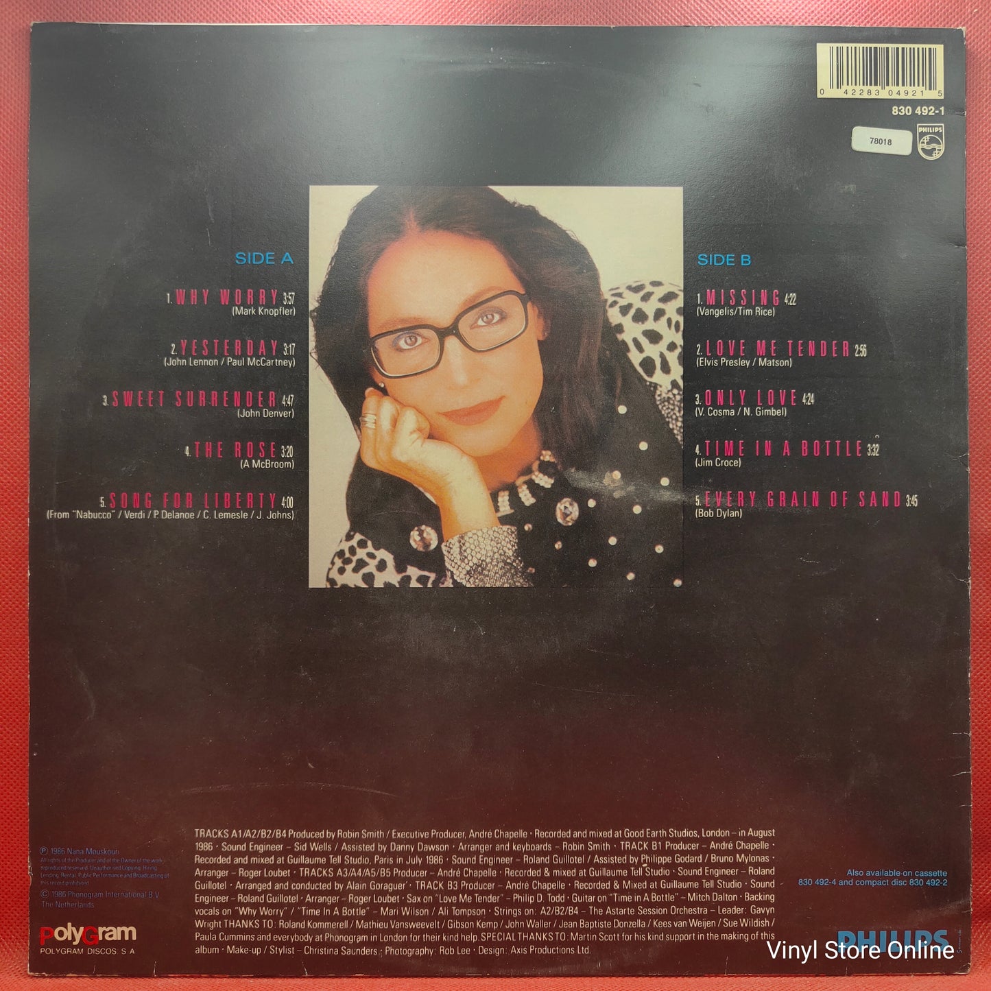 Nana Mouskouri ‎– Why Worry