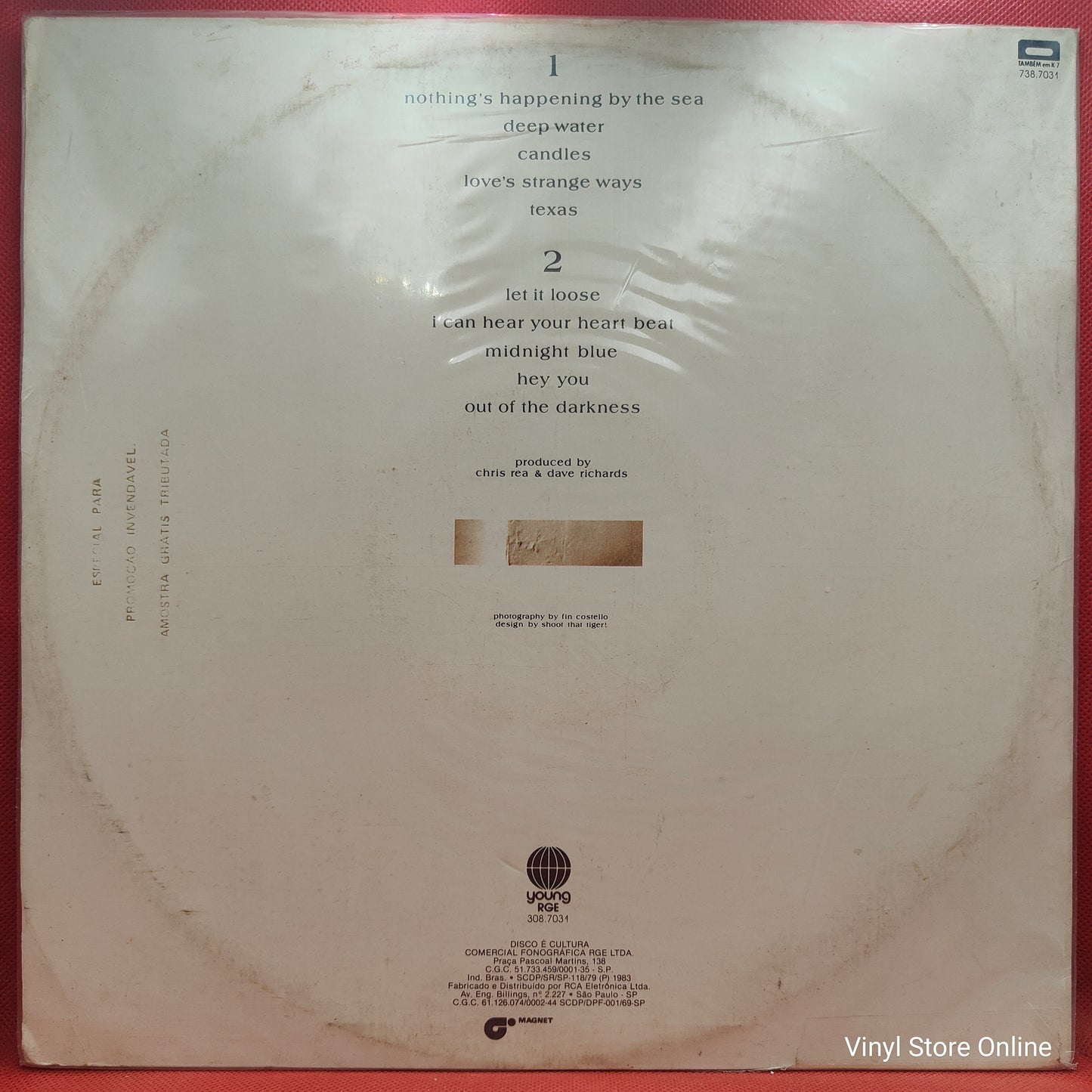 Chris Rea ‎– Water Sign