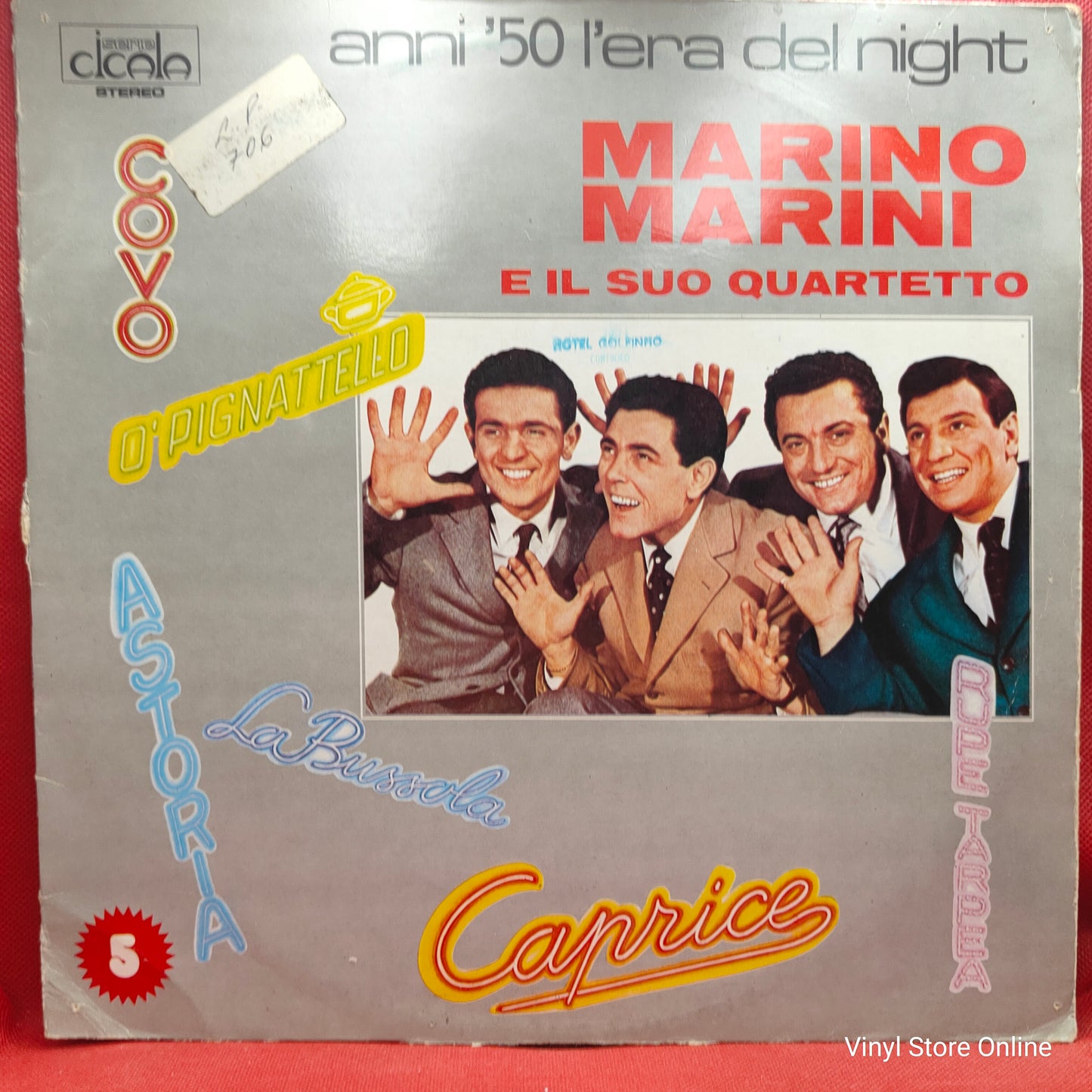 Marino Marini Ed Il Suo Quartetto ‎– Marino Marini Ed Il Suo Quartetto