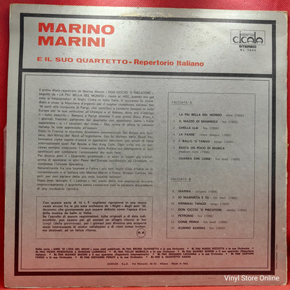 Marino Marini Ed Il Suo Quartetto ‎– Marino Marini Ed Il Suo Quartetto