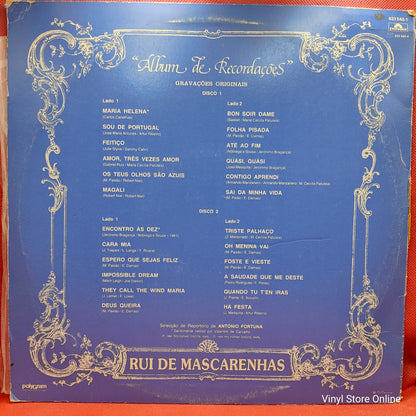 Rui De Mascarenhas ‎– Álbum De Recordações - 20 Anos De Canções