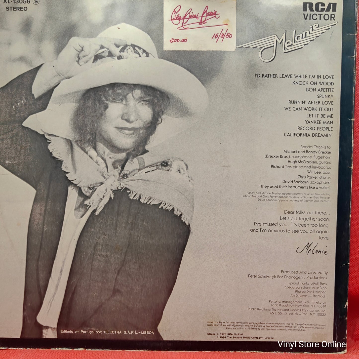 Melanie ‎– Phonogenic Not Just Another Pretty Face