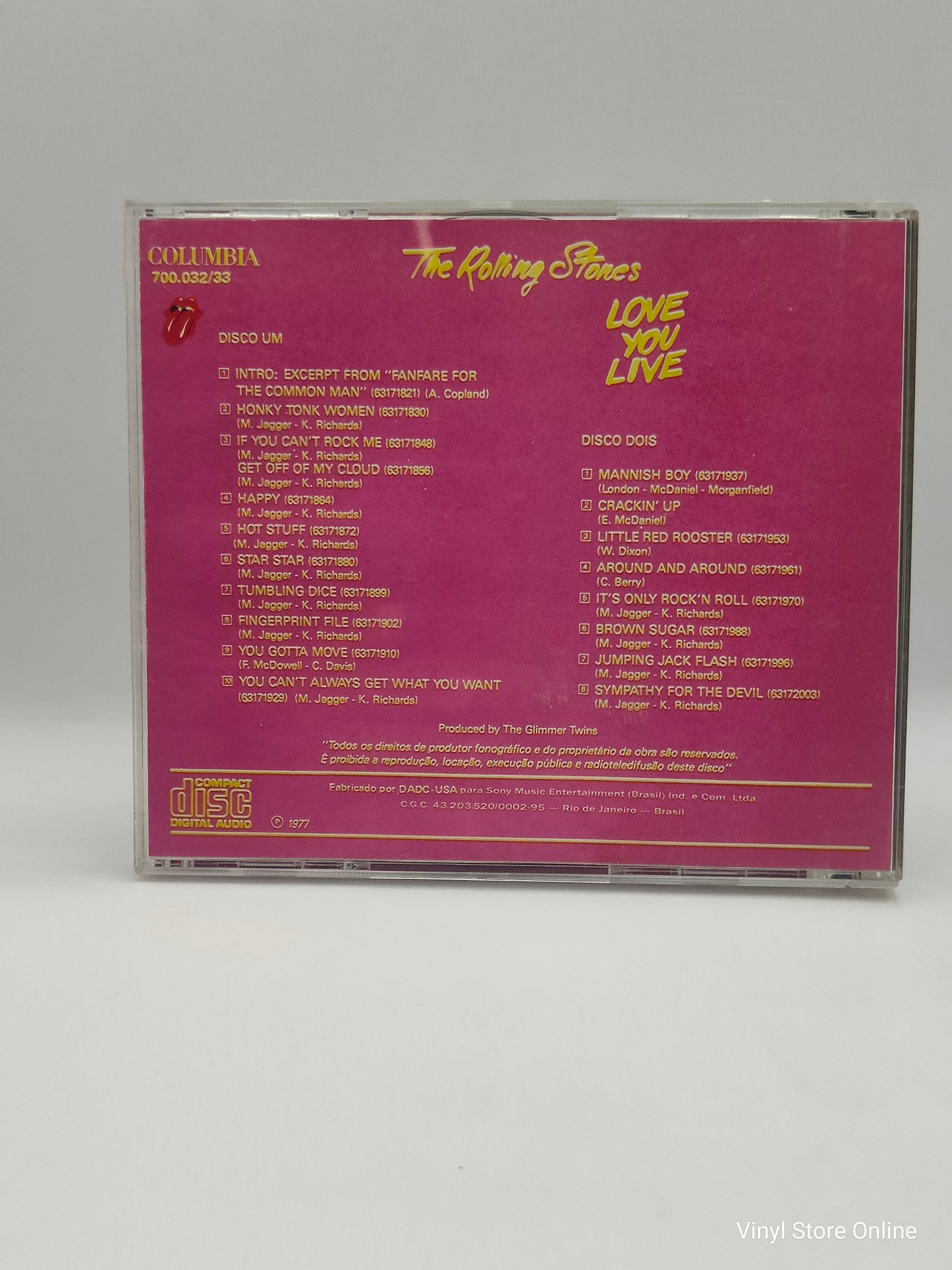 The Rolling Stones ‎– Love You Live