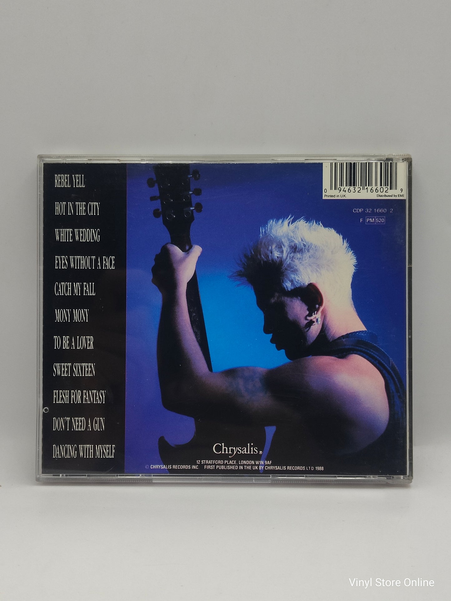 Billy Idol ‎– Idol Songs (11 Of The Best)