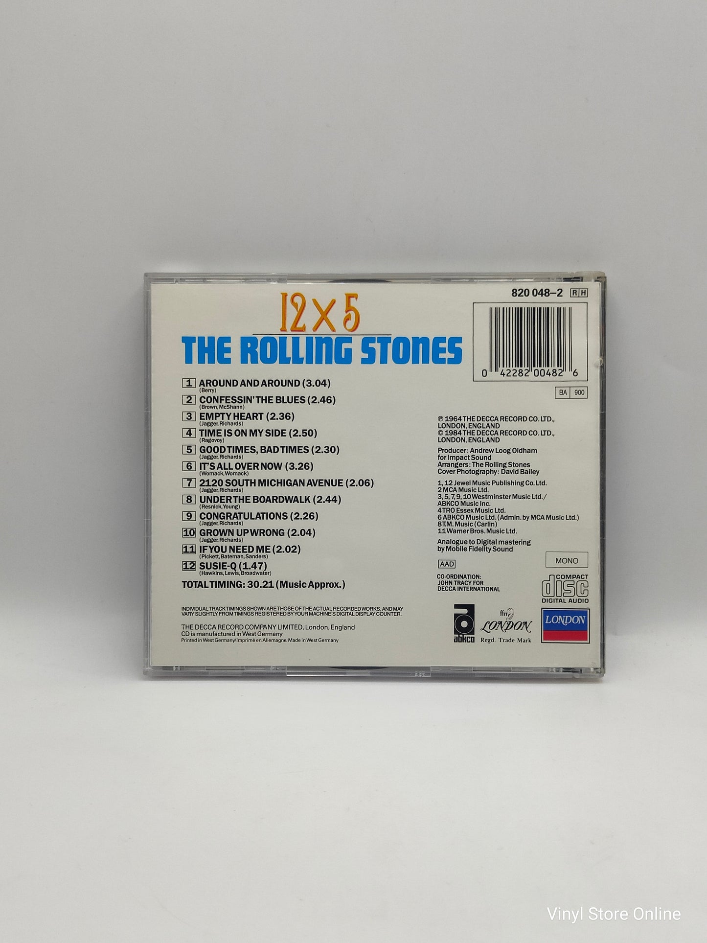 The Rolling Stones ‎– 12 X 5