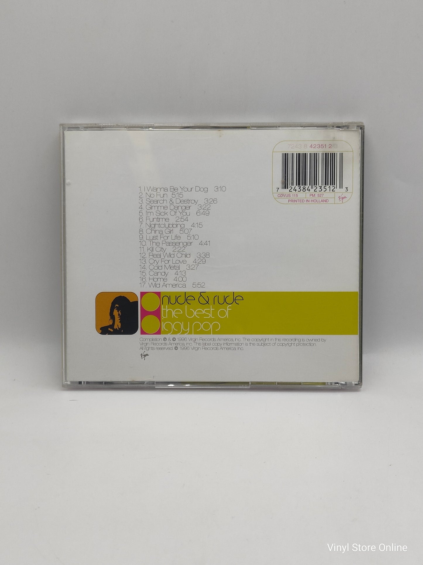 Iggy Pop ‎– Nude & Rude: The Best Of Iggy Pop